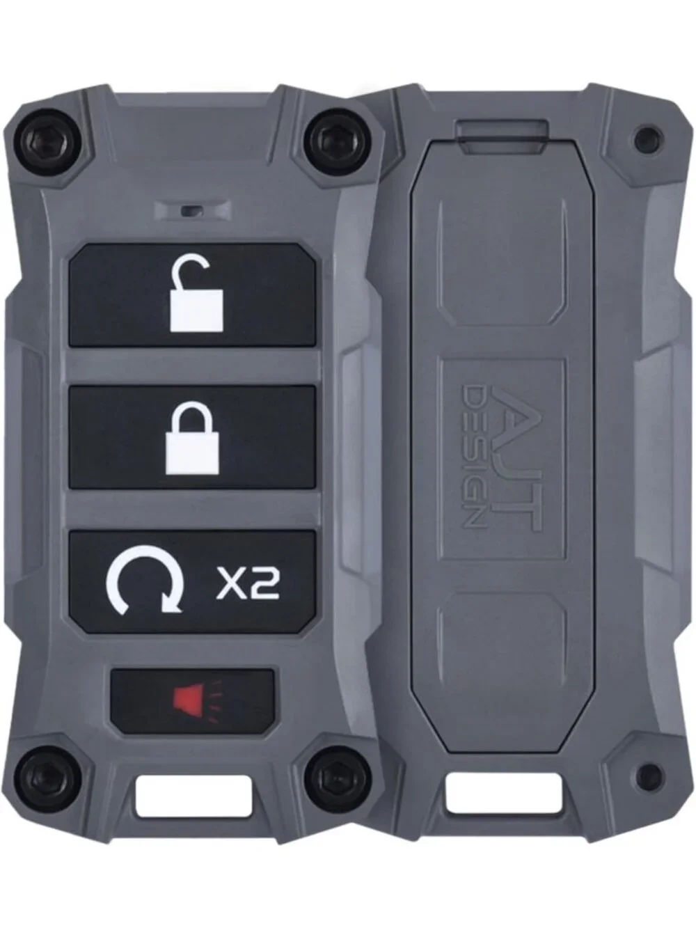 Custom Key Fob Case for Dodge Ram 2019+ | Durable Gray Replacement Cover